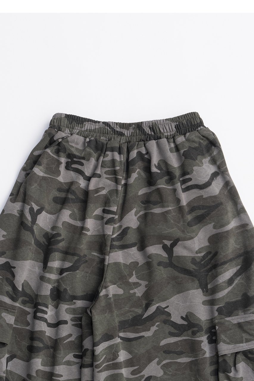 【プランク プロジェクト/PRANK PROJECT】のCAMOスウェットカーゴパンツ / CAMO Sweat Cargo Pants 人気、トレンドファッション・服の通販 founy(ファニー) ファッション Fashion レディースファッション Fashion for Women パンツ Pants & Trousers カーゴパンツ Cargo Pants, Utility Pants ギャザー Gathered, Ruffled スウェット / スエット Sweatshirt, Sweatwear ドローストリング Drawstring, Pull Cord フォルム Silhouette, Form ワイド Wide, Wide Fit other-8|ID: prp329100004468862 ipo3291000000034419906