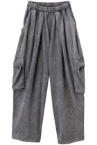 【プランク プロジェクト/PRANK PROJECT】のスウェットカーゴパンツ / Sweat Cargo Pants 人気、トレンドファッション・服の通販 founy(ファニー) ファッション Fashion レディースファッション Fashion for Women パンツ Pants & Trousers カーゴパンツ Cargo Pants, Utility Pants ギャザー Gathered, Ruffled ドローストリング Drawstring, Pull Cord フォルム Silhouette, Form ブリーチ Bleach, Washed Finish ワイド Wide, Wide Fit thumbnail C.GRY(チャコールグレー)|ID: prp329100004468863 ipo3291000000035068772