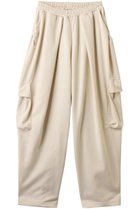 【プランク プロジェクト/PRANK PROJECT】のスウェットカーゴパンツ / Sweat Cargo Pants 人気、トレンドファッション・服の通販 founy(ファニー) ファッション Fashion レディースファッション Fashion for Women パンツ Pants & Trousers カーゴパンツ Cargo Pants, Utility Pants ギャザー Gathered, Ruffled ドローストリング Drawstring, Pull Cord フォルム Silhouette, Form ブリーチ Bleach, Washed Finish ワイド Wide, Wide Fit thumbnail WHT(ホワイト)|ID: prp329100004468863 ipo3291000000035068774