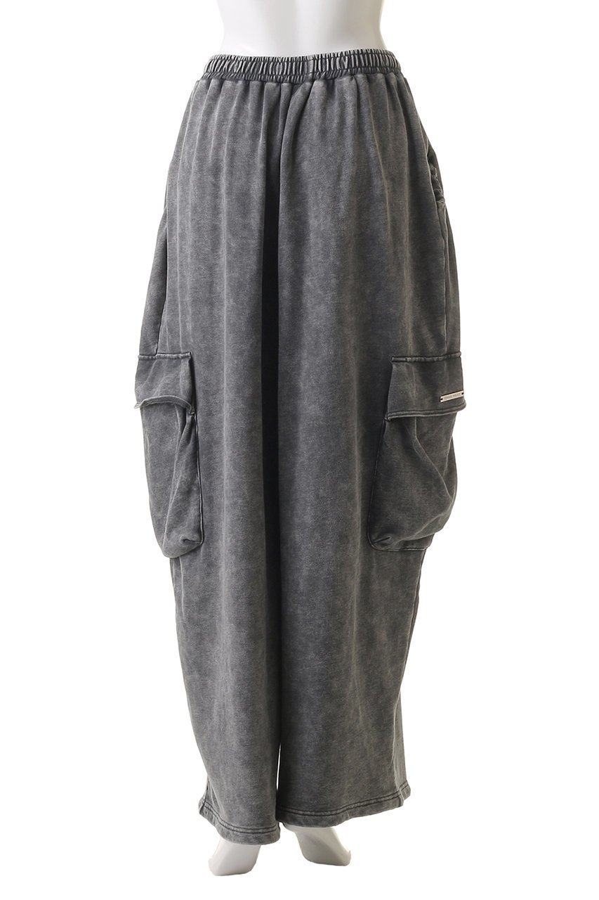 【プランク プロジェクト/PRANK PROJECT】のスウェットカーゴパンツ / Sweat Cargo Pants 人気、トレンドファッション・服の通販 founy(ファニー) 　ファッション　Fashion　レディースファッション　Fashion for Women　パンツ　Pants & Trousers　カーゴパンツ　Cargo Pants, Utility Pants　ギャザー　Gathered, Ruffled　ドローストリング　Drawstring, Pull Cord　フォルム　Silhouette, Form　ブリーチ　Bleach, Washed Finish　ワイド　Wide, Wide Fit　other-4|ID: prp329100004468863 ipo3291000000035068779