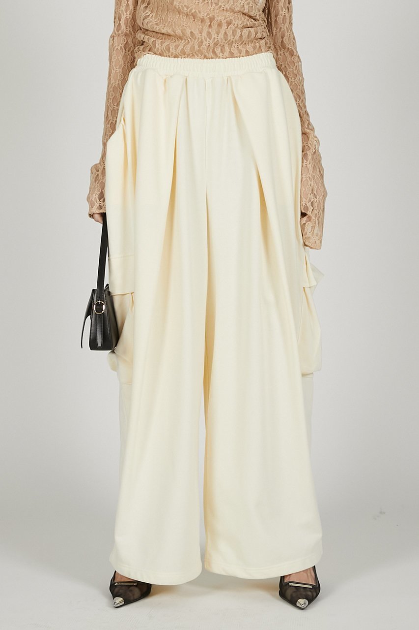 【プランク プロジェクト/PRANK PROJECT】のスウェットカーゴパンツ / Sweat Cargo Pants 人気、トレンドファッション・服の通販 founy(ファニー) 　ファッション　Fashion　レディースファッション　Fashion for Women　パンツ　Pants & Trousers　カーゴパンツ　Cargo Pants, Utility Pants　ギャザー　Gathered, Ruffled　ドローストリング　Drawstring, Pull Cord　フォルム　Silhouette, Form　ブリーチ　Bleach, Washed Finish　ワイド　Wide, Wide Fit　other-8|ID: prp329100004468863 ipo3291000000035068786