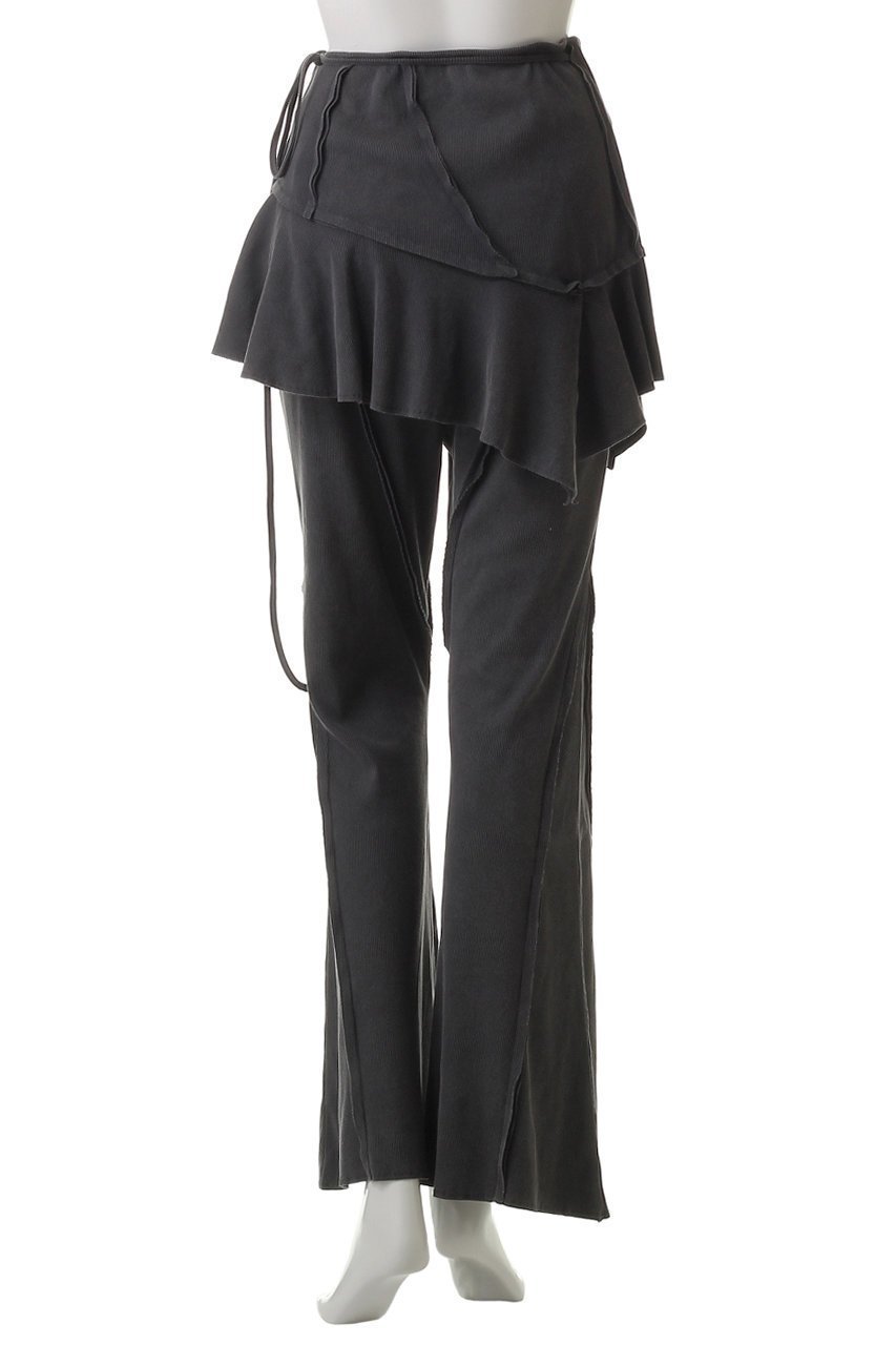 【プランク プロジェクト/PRANK PROJECT】のアウトシームラップレイヤードパンツ / Multiway Layered Knit Pants 人気、トレンドファッション・服の通販 founy(ファニー) 　ファッション　Fashion　レディースファッション　Fashion for Women　パンツ　Pants & Trousers　テレコ　Ribbed, Rib Stitch　ラップ　Wrap, Wrap Design　ヴィンテージ　Vintage Style　other-4|ID: prp329100004468866 ipo3291000000032901772
