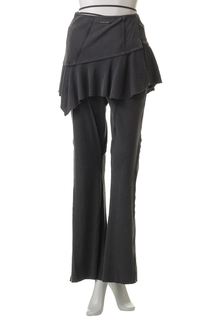 【プランク プロジェクト/PRANK PROJECT】のアウトシームラップレイヤードパンツ / Multiway Layered Knit Pants 人気、トレンドファッション・服の通販 founy(ファニー) 　ファッション　Fashion　レディースファッション　Fashion for Women　パンツ　Pants & Trousers　テレコ　Ribbed, Rib Stitch　ラップ　Wrap, Wrap Design　ヴィンテージ　Vintage Style　other-6|ID: prp329100004468866 ipo3291000000032901777
