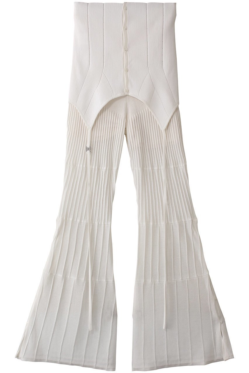 【プランク プロジェクト/PRANK PROJECT】のマルチウェイレイヤードニットパンツ / Multiway Layered Knit Pants インテリア・キッズ・メンズ・レディースファッション・服の通販 founy(ファニー) 　ファッション　Fashion　レディースファッション　Fashion for Women　パンツ　Pants & Trousers　インナー　Innerwear　キャミソール　Camisole, Spaghetti Strap Top　フィット　Fit, Slim Fit　ラップ　Wrap, Wrap Design　IVR(アイボリー)|ID: prp329100004468867 ipo3291000000032902849