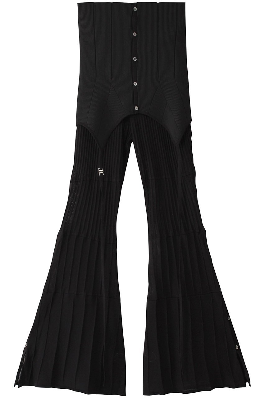 【プランク プロジェクト/PRANK PROJECT】のマルチウェイレイヤードニットパンツ / Multiway Layered Knit Pants インテリア・キッズ・メンズ・レディースファッション・服の通販 founy(ファニー) ファッション Fashion レディースファッション Fashion for Women パンツ Pants & Trousers インナー Innerwear キャミソール Camisole, Spaghetti Strap Top フィット Fit, Slim Fit ラップ Wrap, Wrap Design BLK(ブラック)|ID: prp329100004468867 ipo3291000000035469220