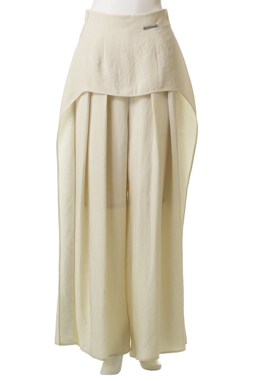 【プランク プロジェクト/PRANK PROJECT】のレイヤードサテンボリュームパンツ / Layered Satin Volume Pants 人気、トレンドファッション・服の通販 founy(ファニー) 　ファッション　Fashion　レディースファッション　Fashion for Women　パンツ　Pants & Trousers　おすすめ　Recommended / Our Picks　サテン　Satin, Glossy Fabric　セットアップ　Set-Up, Coordinated Outfit　タンク　Tank Top, Sleeveless Top　ツイル　Twist, Twisted Detail　フロント　Front, Front Design　ミニスカート　Mini Skirt, Short Skirt　other-2|ID: prp329100004468870 ipo3291000000035884562