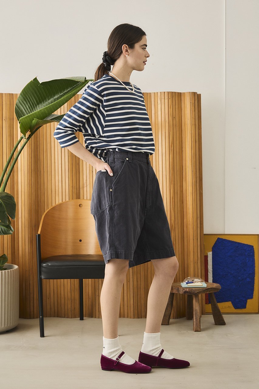 【オブラダ/Oblada】のANY ボーダーTシャツ 人気、トレンドファッション・服の通販 founy(ファニー) 　ファッション　Fashion　レディースファッション　Fashion for Women　トップス・カットソー　Cut & Sew Tops　シャツ・ブラウス・オフィスカジュアル　Elegant Blouses & Button-Ups　ロングTシャツ・Tシャツ　Longline T-Shirts & Tees　カットソー・ベーシックTシャツ　Cut-and-Sewn Tops / Stretch Tees & Basics　ショート　Short, Short Length　スリーブ　Sleeve, Long Sleeve / Short Sleeve　ボーダー　Border, Stripe　エレガント 上品　Elegant　other-6|ID: prp329100004468875 ipo3291000000032854987