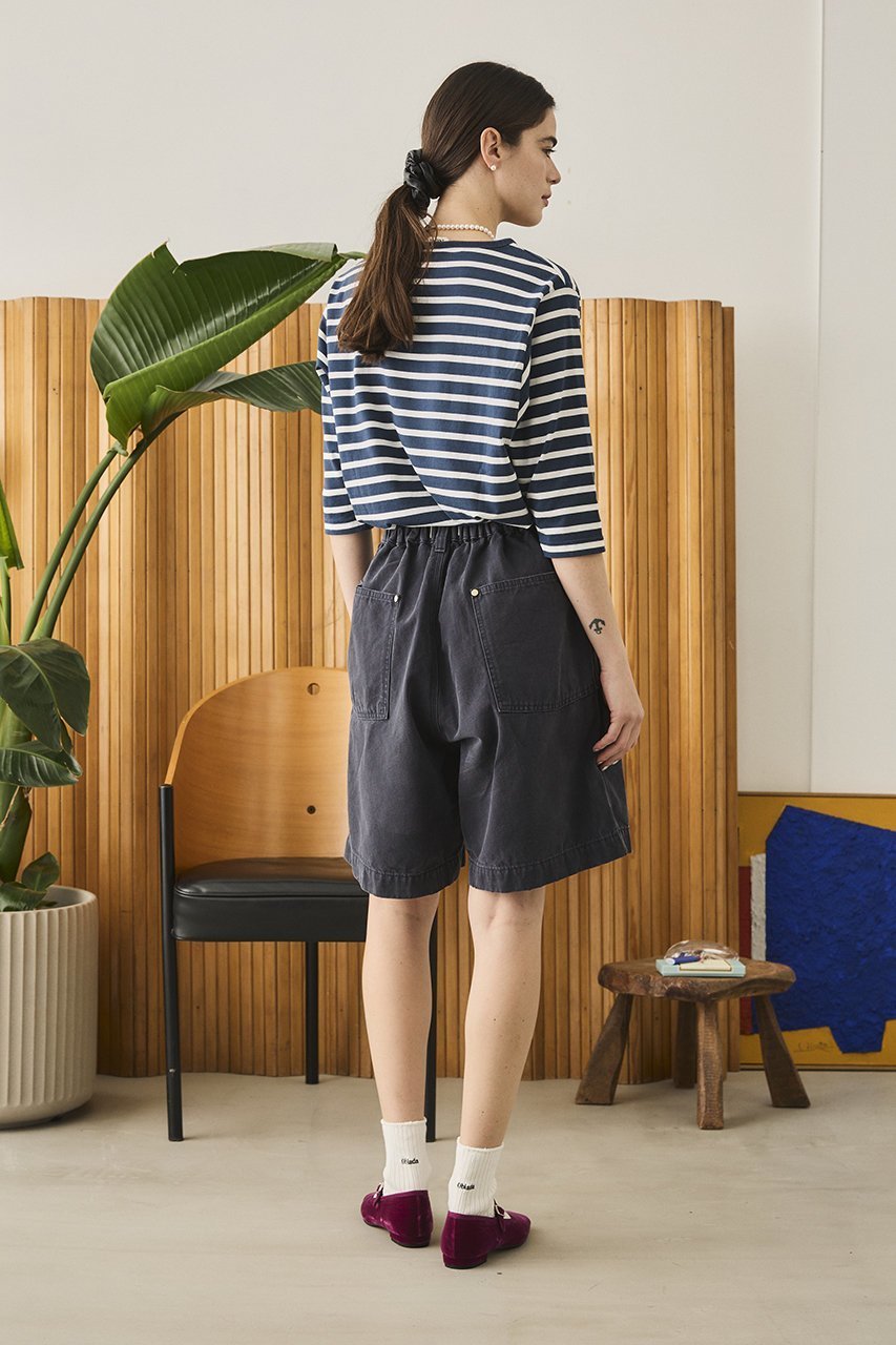 【オブラダ/Oblada】のANY ボーダーTシャツ 人気、トレンドファッション・服の通販 founy(ファニー) 　ファッション　Fashion　レディースファッション　Fashion for Women　トップス・カットソー　Cut & Sew Tops　シャツ・ブラウス・オフィスカジュアル　Elegant Blouses & Button-Ups　ロングTシャツ・Tシャツ　Longline T-Shirts & Tees　カットソー・ベーシックTシャツ　Cut-and-Sewn Tops / Stretch Tees & Basics　ショート　Short, Short Length　スリーブ　Sleeve, Long Sleeve / Short Sleeve　ボーダー　Border, Stripe　エレガント 上品　Elegant　other-7|ID: prp329100004468875 ipo3291000000032854993