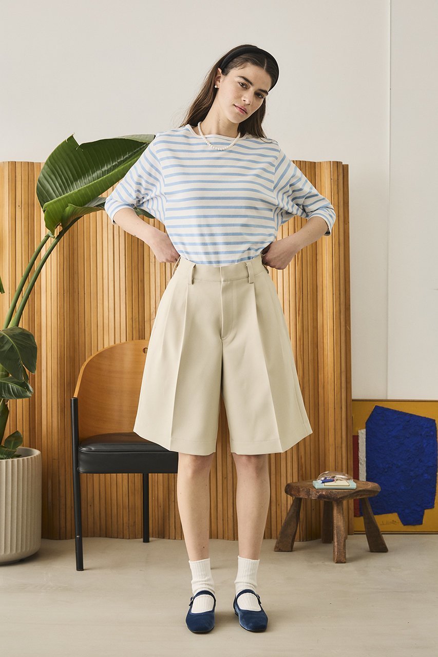 【オブラダ/Oblada】のANY ボーダーTシャツ 人気、トレンドファッション・服の通販 founy(ファニー) 　ファッション　Fashion　レディースファッション　Fashion for Women　トップス・カットソー　Cut & Sew Tops　シャツ・ブラウス・オフィスカジュアル　Elegant Blouses & Button-Ups　ロングTシャツ・Tシャツ　Longline T-Shirts & Tees　カットソー・ベーシックTシャツ　Cut-and-Sewn Tops / Stretch Tees & Basics　ショート　Short, Short Length　スリーブ　Sleeve, Long Sleeve / Short Sleeve　ボーダー　Border, Stripe　エレガント 上品　Elegant　other-7|ID: prp329100004468875 ipo3291000000035362803