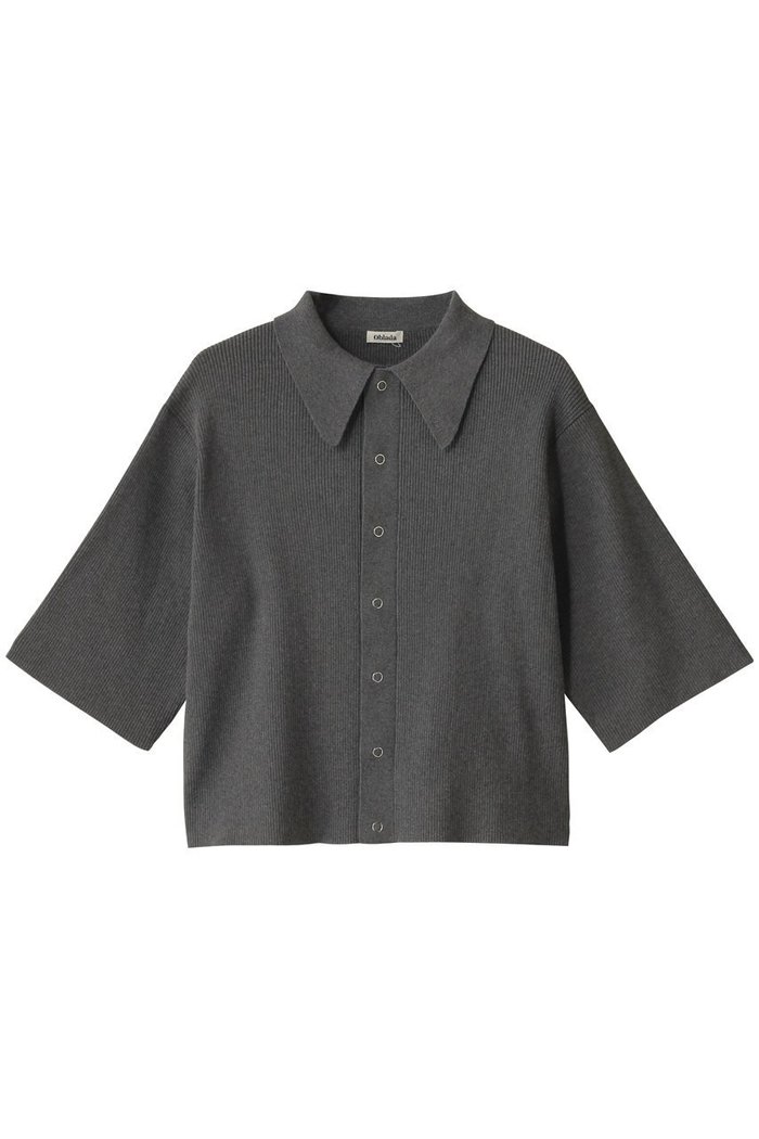 【オブラダ/Oblada】のハーフスリーブ ポロニット インテリア・キッズ・メンズ・レディースファッション・服の通販 founy(ファニー) https://founy.com/ ファッション Fashion レディースファッション WOMEN トップス・カットソー Tops/Tshirt ニット Knit Tops プルオーバー Pullover コンパクト Compact スリーブ Sleeve デニム Denim ハーフ Half バランス Balance ボトム Bottom エレガント 上品 Elegant |ID: prp329100004468880 ipo3291000000031368269