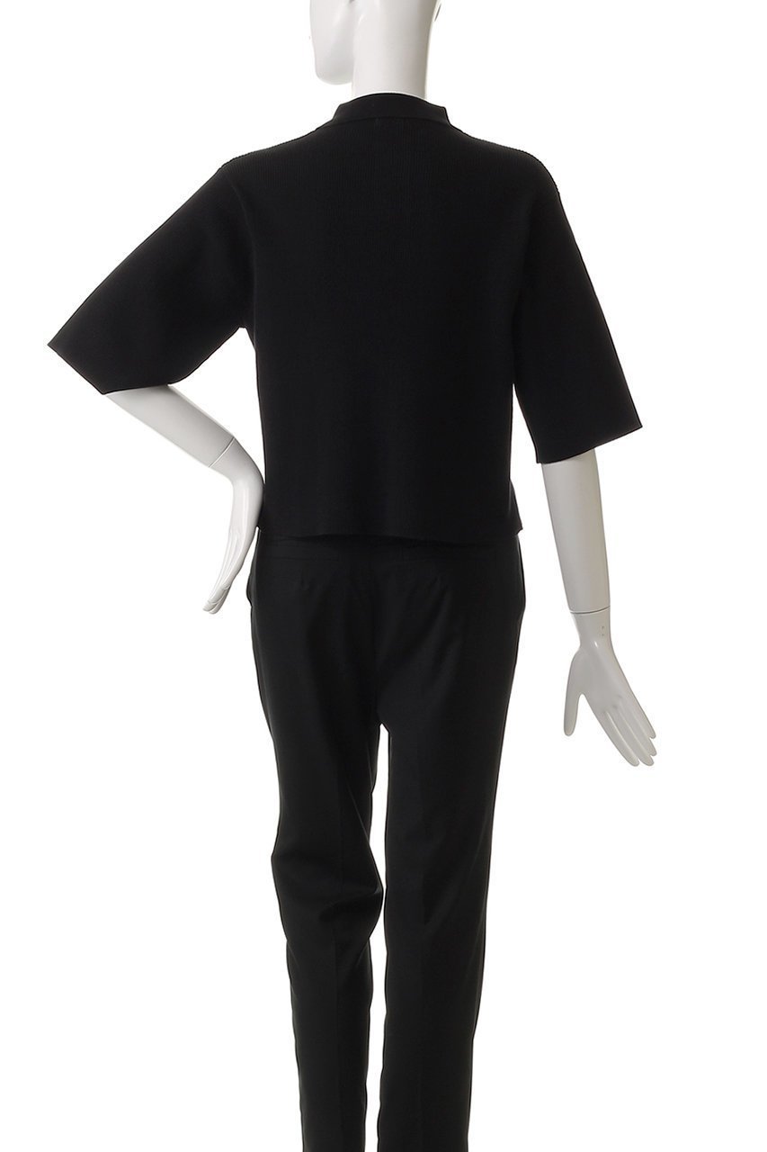 【オブラダ/Oblada】のハーフスリーブ ポロニット 人気、トレンドファッション・服の通販 founy(ファニー) ファッション Fashion レディースファッション Fashion for Women トップス・カットソー Cut & Sew Tops ニット Knit Tops & Sweaters カジュアルプルオーバー・ニットトップス Pullovers & Knit Tops / Casual Pullovers コンパクト Compact, Small Size スリーブ Sleeve, Long Sleeve / Short Sleeve デニム Denim, Jeans Material ハーフ Half, Half-Length バランス Balance, Style Balance ボトム Bottoms, Lower Wear エレガント 上品 Elegant other-4|ID: prp329100004468880 ipo3291000000035962118