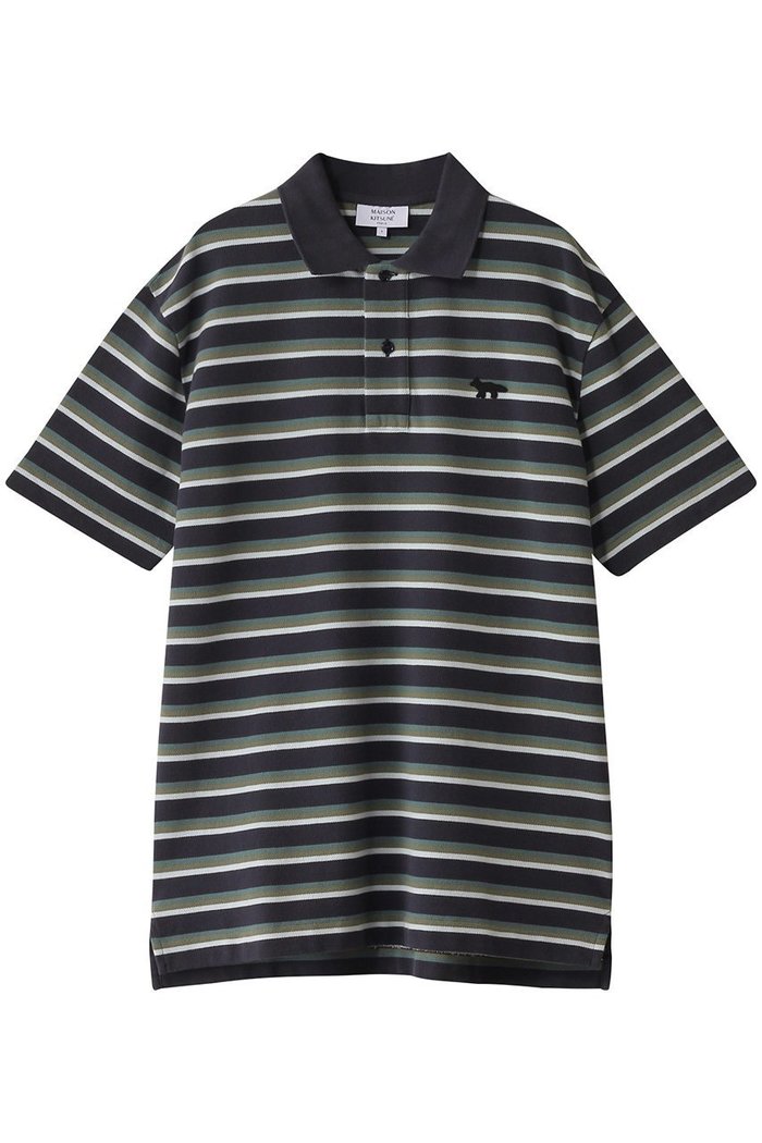 【メゾン キツネ/MAISON KITSUNE / MEN】の【MEN】PROFILE FOX PATCH TRI COLOR ストライプポロ インテリア・キッズ・メンズ・レディースファッション・服の通販 founy(ファニー) https://founy.com/ ファッション Fashion メンズファッション Fashion for Men クラシック Classic, Timeless Style ジャケット Jacket, Outerwear ストライプ Stripe, Striped Pattern パッチ Patch, Appliqué フォックス Fox, Fox Fur ボーダー Border, Stripe ポロシャツ Polo Shirt, Collared Tee リラックス Relax, Relaxed Fit 定番 Standard, Basic Item |ID: prp329100004468882 ipo3291000000032843041