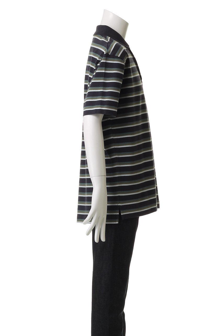 【メゾン キツネ/MAISON KITSUNE / MEN】の【MEN】PROFILE FOX PATCH TRI COLOR ストライプポロ 人気、トレンドファッション・服の通販 founy(ファニー) 　ファッション　Fashion　メンズファッション　Fashion for Men　クラシック　Classic, Timeless Style　ジャケット　Jacket, Outerwear　ストライプ　Stripe, Striped Pattern　パッチ　Patch, Appliqué　フォックス　Fox, Fox Fur　ボーダー　Border, Stripe　ポロシャツ　Polo Shirt, Collared Tee　リラックス　Relax, Relaxed Fit　定番　Standard, Basic Item　other-3|ID: prp329100004468882 ipo3291000000032843051