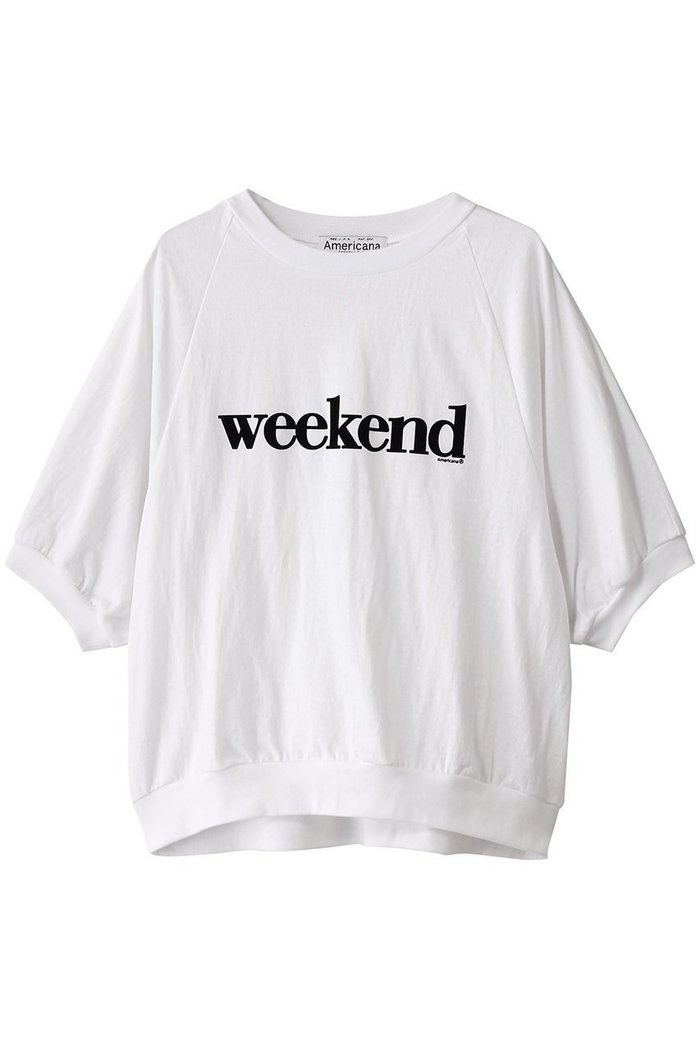 【アメリカーナ/Americana】のweekend ラグランボリュームスリーブTシャツ インテリア・キッズ・メンズ・レディースファッション・服の通販 founy(ファニー) https://founy.com/ ファッション Fashion レディースファッション WOMEN トップス・カットソー Tops/Tshirt シャツ/ブラウス Shirts/Blouses ロング / Tシャツ T-Shirts カットソー Cut and Sewn ボリュームスリーブ / フリル袖 Volume Sleeve ショート Short スリーブ Sleeve リラックス Relax 旅行 Travel |ID: prp329100004468888 ipo3291000000031368366