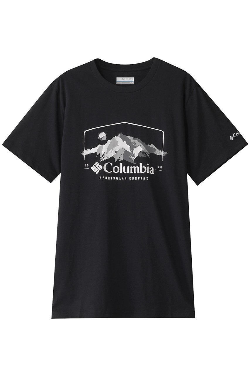 【コロンビア/Columbia / MEN】の【MEN】パスレイクグラフィックTシャツII インテリア・キッズ・メンズ・レディースファッション・服の通販 founy(ファニー) 　ファッション　Fashion　メンズファッション　Fashion for Men　アウトドア　Outdoor Clothing　グラフィック　Graphic, Graphic Design　ショート　Short, Short Length　スリーブ　Sleeve, Long Sleeve / Short Sleeve　フロント　Front, Front Design　ボトム　Bottoms, Lower Wear　Black・ Brush With Na|ID: prp329100004468896 ipo3291000000035057760