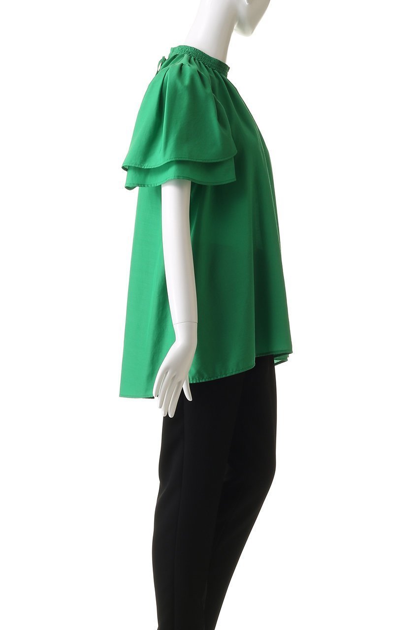 【ランバン オン ブルー/LANVIN en Bleu】のはっ水ブライトローンブラウス 人気、トレンドファッション・服の通販 founy(ファニー) 　ファッション　Fashion　レディースファッション　WOMEN　トップス・カットソー　Tops/Tshirt　シャツ/ブラウス　Shirts/Blouses　ショート　Short　スリーブ　Sleeve　フェミニン　Feminine　フリル　Frills　再入荷　Restock/Back In Stock/Re Arrival　other-3|ID: prp329100004468902 ipo3291000000031617052