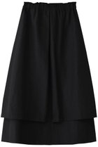 【ランバン オン ブルー/LANVIN en Bleu】のはっ水レイヤードスカート ブラック|ID: prp329100004468904 ipo3291000000032824141