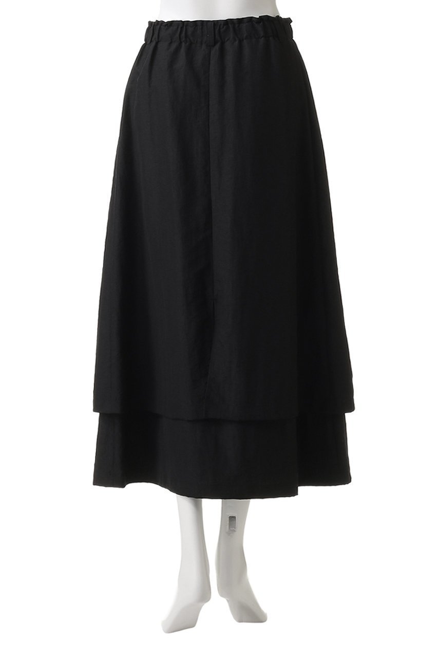 【ランバン オン ブルー/LANVIN en Bleu】のはっ水レイヤードスカート 人気、トレンドファッション・服の通販 founy(ファニー) 　ファッション　Fashion　レディースファッション　Fashion for Women　スカート　Skirts　ロングスカート　Long Skirts / Maxi & Midi Skirts　フェミニン　Feminine, Girly　ロング　Long, Long-Length　エレガント 上品　Elegant　other-4|ID: prp329100004468904 ipo3291000000032824144