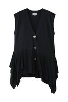 【ランバン オン ブルー/LANVIN en Bleu】のフリルヘムニットベスト 人気、トレンドファッション・服の通販 founy(ファニー) ファッション Fashion レディースファッション Fashion for Women トップス・カットソー Cut & Sew Tops ニット Knit Tops & Sweaters ベスト&ジレ / 重ね着スタイル Vests & Gilets カジュアルプルオーバー・ニットトップス Pullovers & Knit Tops / Casual Pullovers アシンメトリー Asymmetrical Style シンプル Simple, Minimal フロント Front, Front Design ベスト Vest, Waistcoat 夏 Summer 春 Spring S/S・春夏 SS, Spring/Summer, Warm Season |ID:prp329100004468911