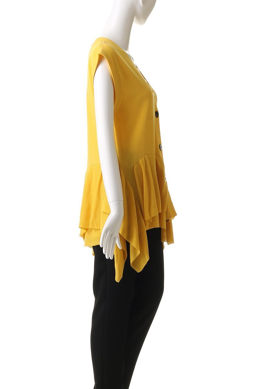 【ランバン オン ブルー/LANVIN en Bleu】のフリルヘムニットベスト 人気、トレンドファッション・服の通販 founy(ファニー) ファッション Fashion レディースファッション Fashion for Women トップス・カットソー Cut & Sew Tops ニット Knit Tops & Sweaters ベスト&ジレ / 重ね着スタイル Vests & Gilets カジュアルプルオーバー・ニットトップス Pullovers & Knit Tops / Casual Pullovers アシンメトリー Asymmetrical Style シンプル Simple, Minimal フロント Front, Front Design ベスト Vest, Waistcoat 夏 Summer 春 Spring S/S・春夏 SS, Spring/Summer, Warm Season other-3|ID: prp329100004468911 ipo3291000000034825873