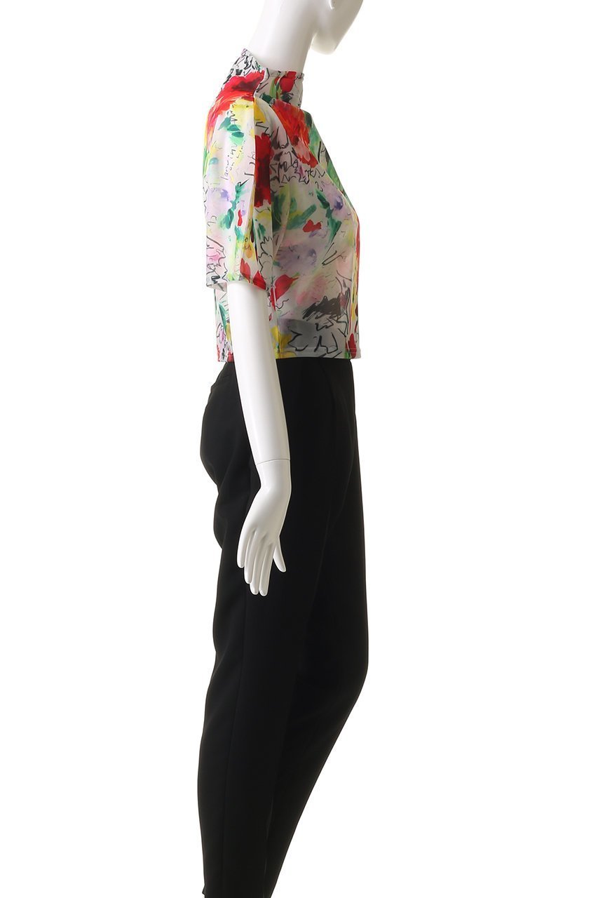 【ランバン オン ブルー/LANVIN en Bleu】のfleur de fleur カットソー 人気、トレンドファッション・服の通販 founy(ファニー) 　ファッション　Fashion　レディースファッション　Fashion for Women　トップス・カットソー　Cut & Sew Tops　シャツ・ブラウス・オフィスカジュアル　Elegant Blouses & Button-Ups　ロングTシャツ・Tシャツ　Longline T-Shirts & Tees　カットソー・ベーシックTシャツ　Cut-and-Sewn Tops / Stretch Tees & Basics　カットソー　Cut and Sewn Top　コンパクト　Compact, Small Size　ショート　Short, Short Length　シンプル　Simple, Minimal　スタンド　Stand Collar, Upright Stand　スリーブ　Sleeve, Long Sleeve / Short Sleeve　エレガント 上品　Elegant　other-3|ID: prp329100004468912 ipo3291000000032806695