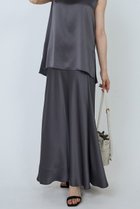 【プルミエ アロンディスモン/1er Arrondissement】のサテンマーメイドスカート チャコールグレー|ID: prp329100004468916 ipo3291000000035344921