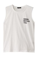 【アルアバイル/allureville】のサイドロゴノースリーブTシャツ 人気、トレンドファッション・服の通販 founy(ファニー) ファッション Fashion レディースファッション Fashion for Women トップス・カットソー Cut & Sew Tops キャミソール&ノースリーブ Camisoles & Sleeveless Tops シャツ・ブラウス・オフィスカジュアル Elegant Blouses & Button-Ups ロングTシャツ・Tシャツ Longline T-Shirts & Tees カットソー・ベーシックTシャツ Cut-and-Sewn Tops / Stretch Tees & Basics キャミソール Camisole, Spaghetti Strap Top シンプル Simple, Minimal タンク Tank Top, Sleeveless Top ノースリーブ Sleeveless, No-Sleeve ボトム Bottoms, Lower Wear |ID:prp329100004468925