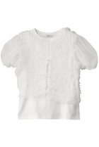 【クラネ/CLANE】のTULLE VEST LAYERED TOPS/ブラウス WHITE|ID: prp329100004468926 ipo3291000000035739246