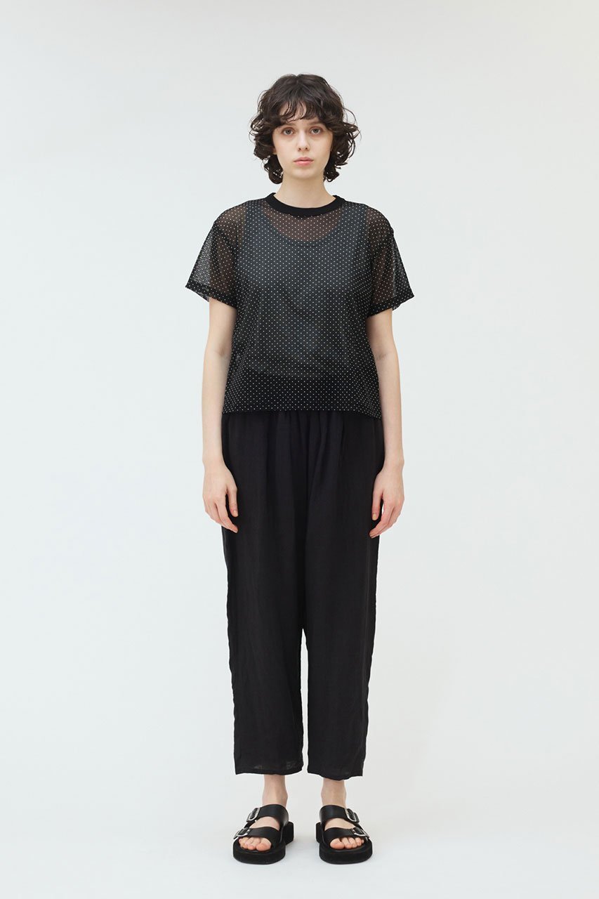 【ミズイロ インド/mizuiro ind】のmesh dot c/neck T Tシャツ 人気、トレンドファッション・服の通販 founy(ファニー) 　ファッション　Fashion　レディースファッション　WOMEN　トップス・カットソー　Tops/Tshirt　シャツ/ブラウス　Shirts/Blouses　ロング / Tシャツ　T-Shirts　カットソー　Cut and Sewn　インナー　Inner　シアー　Sheer　ショート　Short　シンプル　Simple　スリーブ　Sleeve　ドット　Dot　メッシュ　Mesh　夏　Summer　春　Spring　S/S・春夏　Ss・Spring/Summer　other-6|ID: prp329100004468929 ipo3291000000031791320