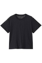 【ミズイロ インド/mizuiro ind】のmesh dot c/neck T Tシャツ navy|ID: prp329100004468929 ipo3291000000032648731