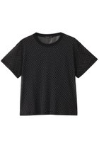 【ミズイロ インド/mizuiro ind】のmesh dot c/neck T Tシャツ black|ID: prp329100004468929 ipo3291000000032648732