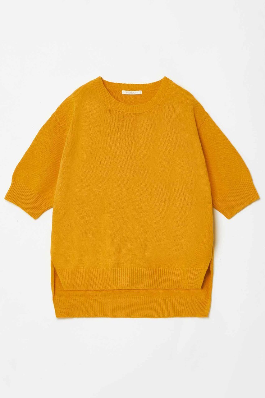 【ハウス オブ ロータス/HOUSE OF LOTUS】のクリアコットンクループルオーバー インテリア・キッズ・メンズ・レディースファッション・服の通販 founy(ファニー) 　ファッション　Fashion　レディースファッション　Fashion for Women　トップス・カットソー　Cut & Sew Tops　ニット　Knit Tops & Sweaters　カジュアルプルオーバー・ニットトップス　Pullovers & Knit Tops / Casual Pullovers　インナー　Innerwear　ジャケット　Jacket, Outerwear　バランス　Balance, Style Balance　エレガント 上品　Elegant　マスタード|ID: prp329100004468937 ipo3291000000032614984