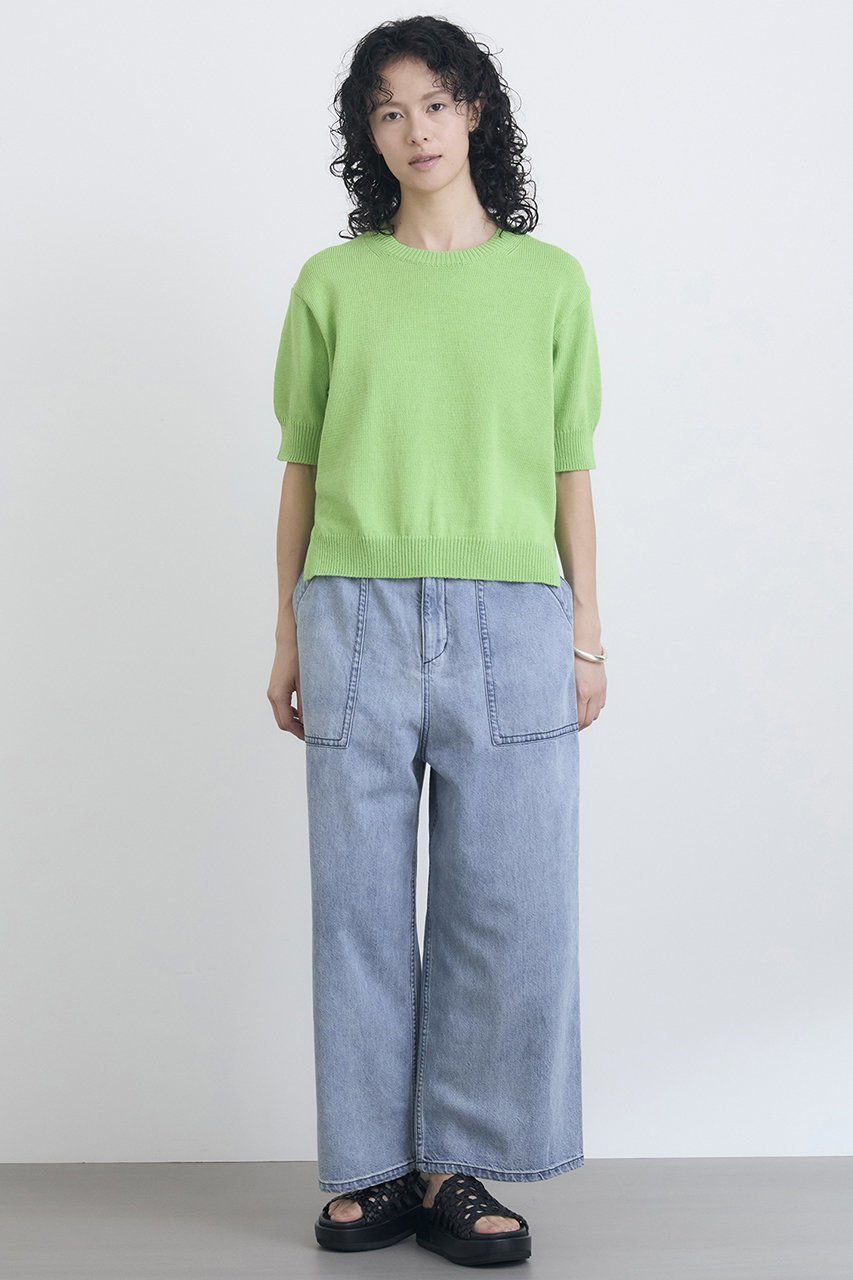 【ハウス オブ ロータス/HOUSE OF LOTUS】のクリアコットンクループルオーバー 人気、トレンドファッション・服の通販 founy(ファニー) 　ファッション　Fashion　レディースファッション　Fashion for Women　トップス・カットソー　Cut & Sew Tops　ニット　Knit Tops & Sweaters　カジュアルプルオーバー・ニットトップス　Pullovers & Knit Tops / Casual Pullovers　インナー　Innerwear　ジャケット　Jacket, Outerwear　バランス　Balance, Style Balance　エレガント 上品　Elegant　other-5|ID: prp329100004468937 ipo3291000000032614989