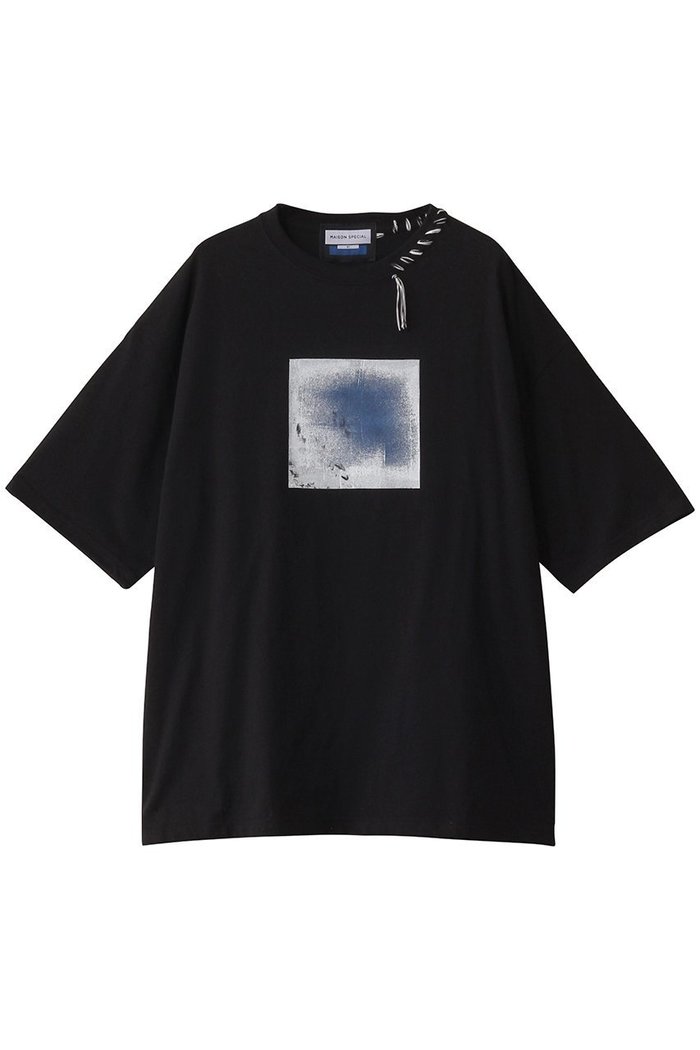 【メゾンスペシャル/MAISON SPECIAL】の【UNISEX】スクエアハンドプリントTシャツ(small square) インテリア・キッズ・メンズ・レディースファッション・服の通販 founy(ファニー) https://founy.com/ ファッション Fashion レディースファッション Fashion for Women トップス・カットソー Cut & Sew Tops シャツ・ブラウス・オフィスカジュアル Elegant Blouses & Button-Ups ロングTシャツ・Tシャツ Longline T-Shirts & Tees カットソー・ベーシックTシャツ Cut-and-Sewn Tops / Stretch Tees & Basics ユニセックス Unisex, Genderless ショート Short, Short Length シンプル Simple, Minimal スクエア Square, Square Shape スリーブ Sleeve, Long Sleeve / Short Sleeve フロント Front, Front Design プリント Print, Printed Pattern |ID: prp329100004468941 ipo3291000000032857536