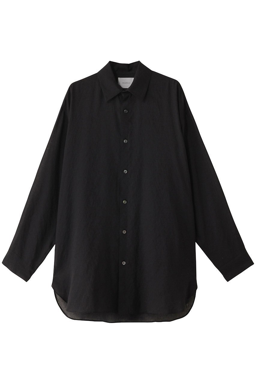 【ミディウミソリッド/MIDIUMISOLID】のsheer long slv shirt.S シャツ インテリア・キッズ・メンズ・レディースファッション・服の通販 founy(ファニー) 　ファッション　Fashion　レディースファッション　Fashion for Women　トップス・カットソー　Cut & Sew Tops　シャツ・ブラウス・オフィスカジュアル　Elegant Blouses & Button-Ups　インナー　Innerwear　シアー　Sheer, See-Through　スリーブ　Sleeve, Long Sleeve / Short Sleeve　ロング　Long, Long-Length　エレガント 上品　Elegant　black|ID: prp329100004468951 ipo3291000000032906914