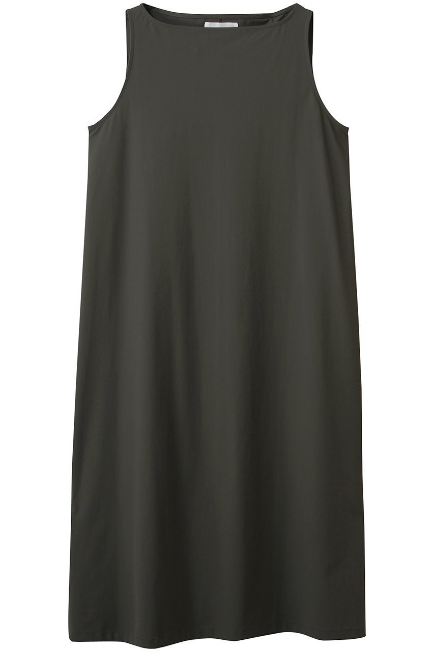 【ミディウミソリッド/MIDIUMISOLID】のstretch boat neck OP.S ワンピース インテリア・キッズ・メンズ・レディースファッション・服の通販 founy(ファニー) 　ファッション　Fashion　レディースファッション　Fashion for Women　ワンピース　Dresses　チュニック　Tunic Tops & Dresses　シンプル　Simple, Minimal　ストレッチ　Stretch, Stretchy Fabric　チュニック　Tunic, Long Top　デコルテ　Décolleté, Neckline　ノースリーブ　Sleeveless, No-Sleeve　リラックス　Relax, Relaxed Fit　エレガント 上品　Elegant　c.gray|ID: prp329100004468952 ipo3291000000032866896