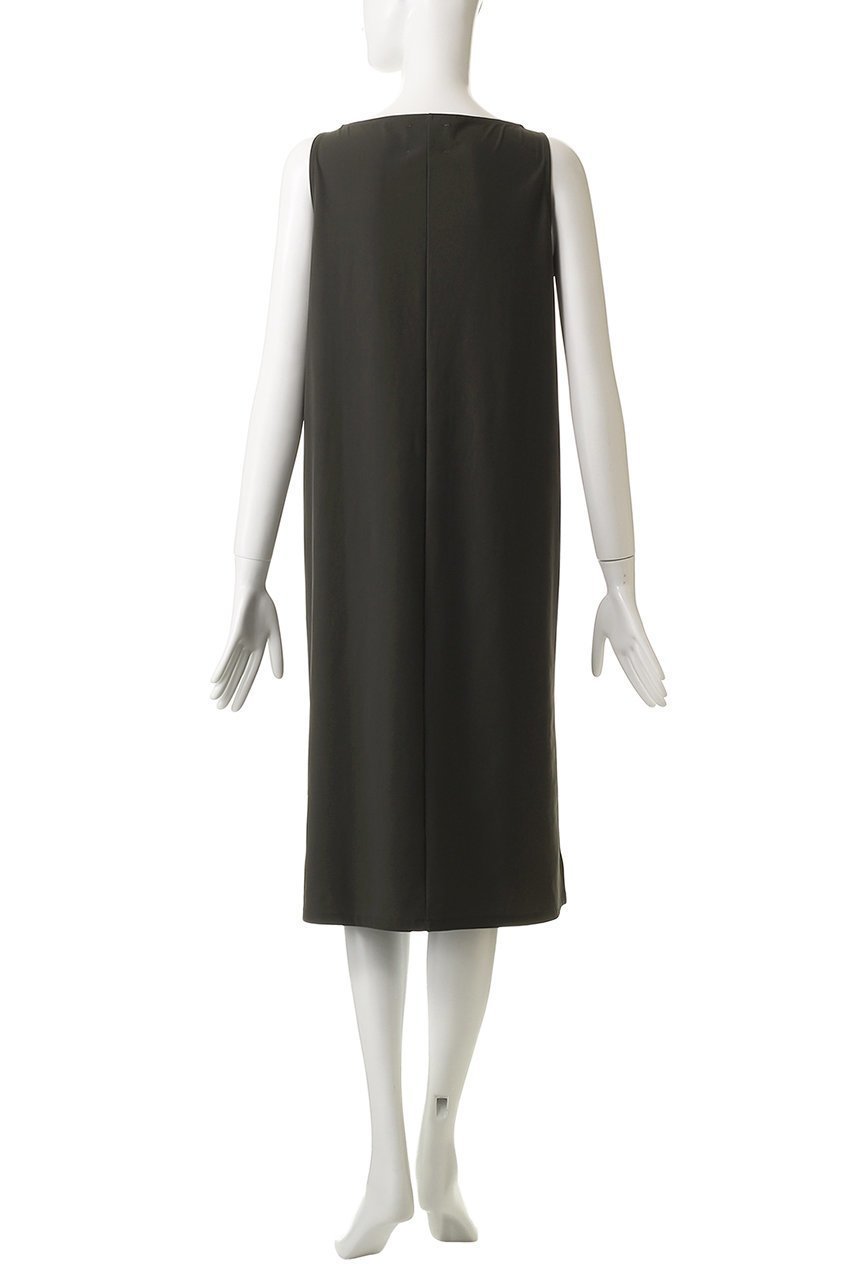 【ミディウミソリッド/MIDIUMISOLID】のstretch boat neck OP.S ワンピース 人気、トレンドファッション・服の通販 founy(ファニー) 　ファッション　Fashion　レディースファッション　Fashion for Women　ワンピース　Dresses　チュニック　Tunic Tops & Dresses　シンプル　Simple, Minimal　ストレッチ　Stretch, Stretchy Fabric　チュニック　Tunic, Long Top　デコルテ　Décolleté, Neckline　ノースリーブ　Sleeveless, No-Sleeve　リラックス　Relax, Relaxed Fit　エレガント 上品　Elegant　other-4|ID: prp329100004468952 ipo3291000000032866920