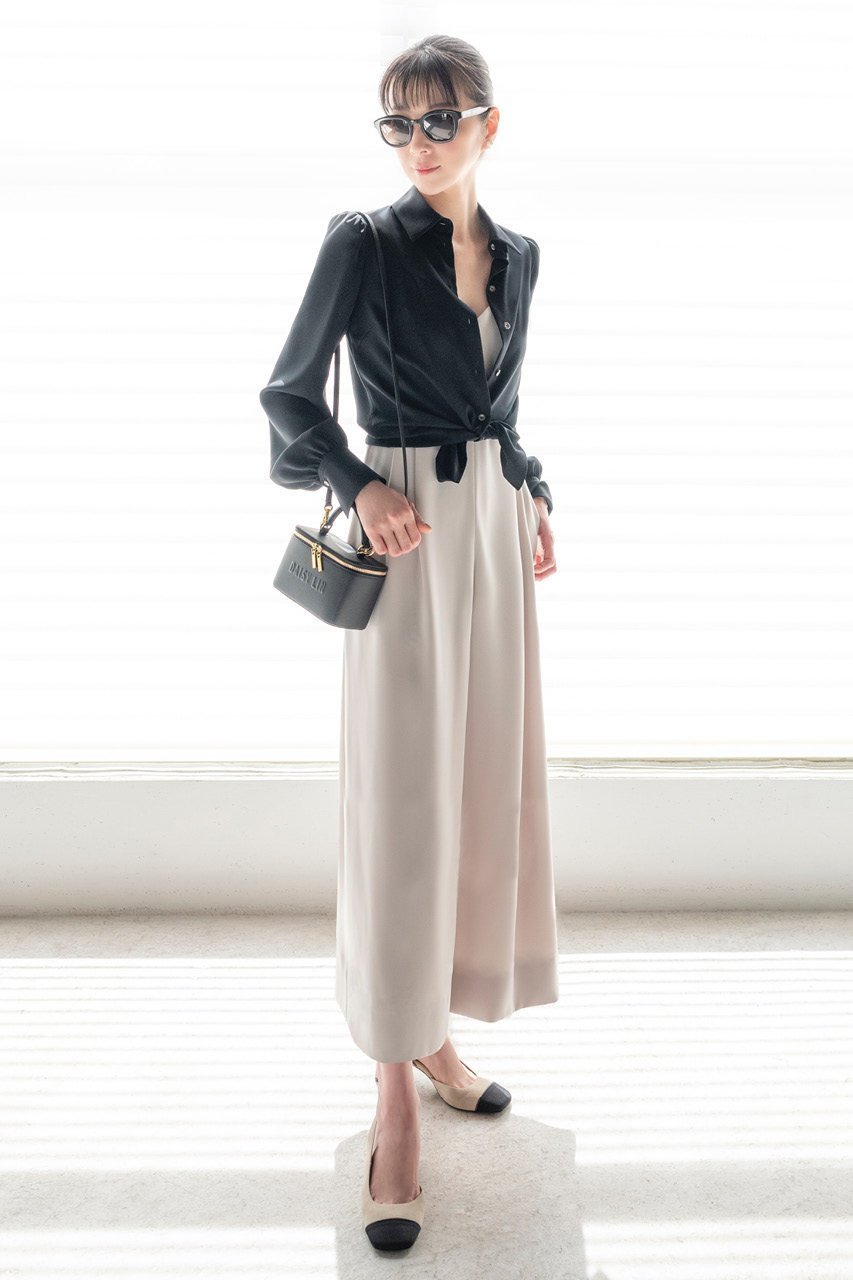 【デイジーリン/DAISY LIN】のAiry Blouse “Lady Lady” 人気、トレンドファッション・服の通販 founy(ファニー) 　ファッション　Fashion　レディースファッション　Fashion for Women　トップス・カットソー　Cut & Sew Tops　シャツ・ブラウス・オフィスカジュアル　Elegant Blouses & Button-Ups　おすすめ　Recommended / Our Picks　インナー　Innerwear　ウォッシャブル　Machine Washable　エアリー　Airy Texture　エレガント 上品　Elegant　カフス　Cuff Design　サテン　Satin, Glossy Fabric　シルク　Silk, 100% Silk　シンプル　Simple, Minimal　ジャケット　Jacket, Outerwear　ストレッチ　Stretch, Stretchy Fabric　スリーブ　Sleeve, Long Sleeve / Short Sleeve　ドレープ　Drape, Draping Fabric　レギュラー　Regular, Standard Fit　ロング　Long, Long-Length　人気　Popular, Best Seller　春　Spring　other-3|ID: prp329100004468985 ipo3291000000035366749