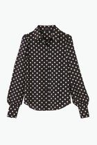 【デイジーリン/DAISY LIN】のBlouse “Dots Lady” ブラック×ベージュ|ID:prp329100004468986