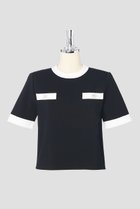 【デイジーリン/DAISY LIN】のKnit Top “Graceful Lady” ブラック×ホワイト|ID: prp329100004468987 ipo3291000000035790977