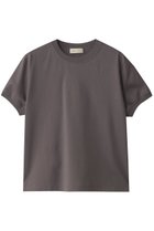 【エブール/ebure】の【ebure×Ron Herman】コットンポンチニットカラー Tシャツ ダークグレー|ID:prp329100004472581