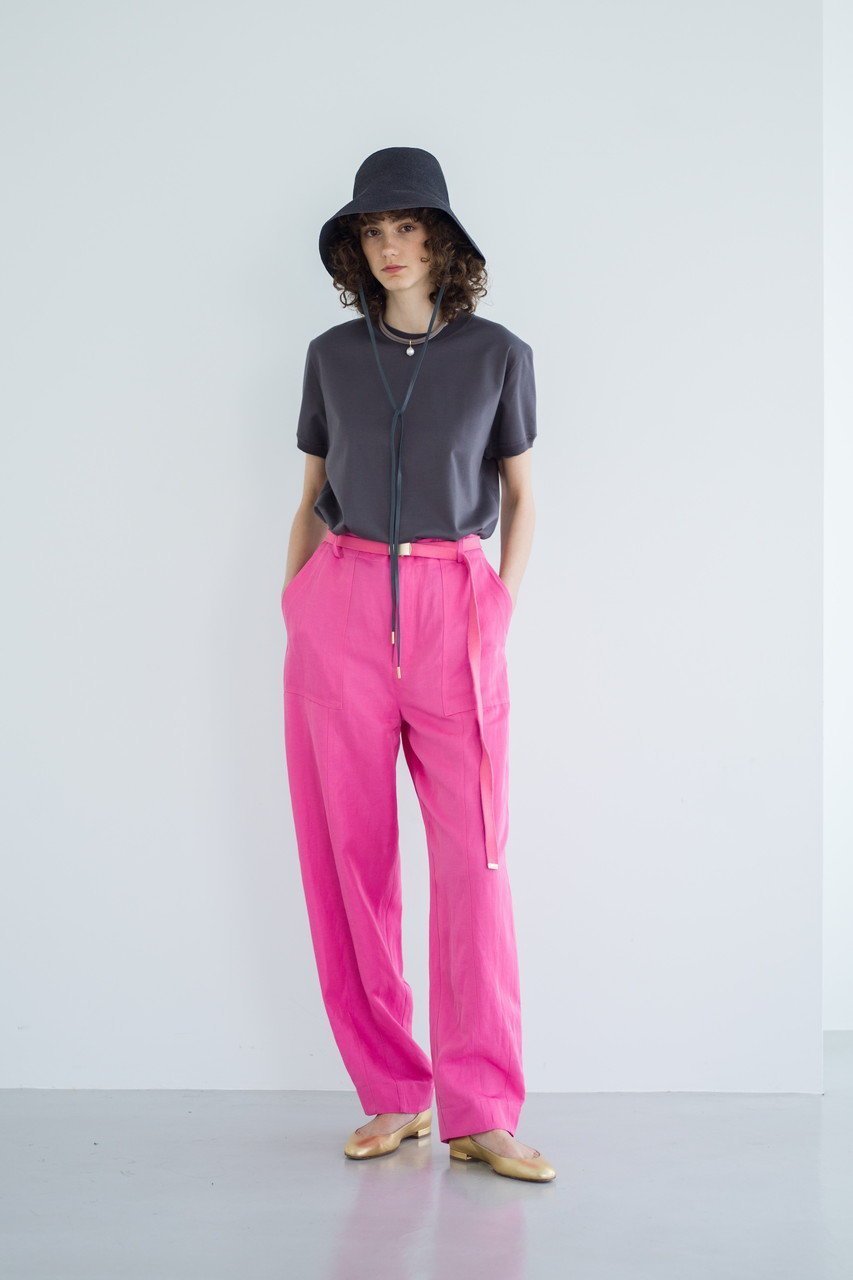 【エブール/ebure】の【ebure×Ron Herman】コットンポンチニットカラー Tシャツ 人気、トレンドファッション・服の通販 founy(ファニー) 　ファッション　Fashion　レディースファッション　Fashion for Women　トップス・カットソー　Cut & Sew Tops　ニット　Knit Tops & Sweaters　シャツ・ブラウス・オフィスカジュアル　Elegant Blouses & Button-Ups　ロングTシャツ・Tシャツ　Longline T-Shirts & Tees　カットソー・ベーシックTシャツ　Cut-and-Sewn Tops / Stretch Tees & Basics　コラボ　Collaboration, Collab　ショート　Short, Short Length　シンプル　Simple, Minimal　スリーブ　Sleeve, Long Sleeve / Short Sleeve　other-7|ID: prp329100004472581 ipo3291000000032787042