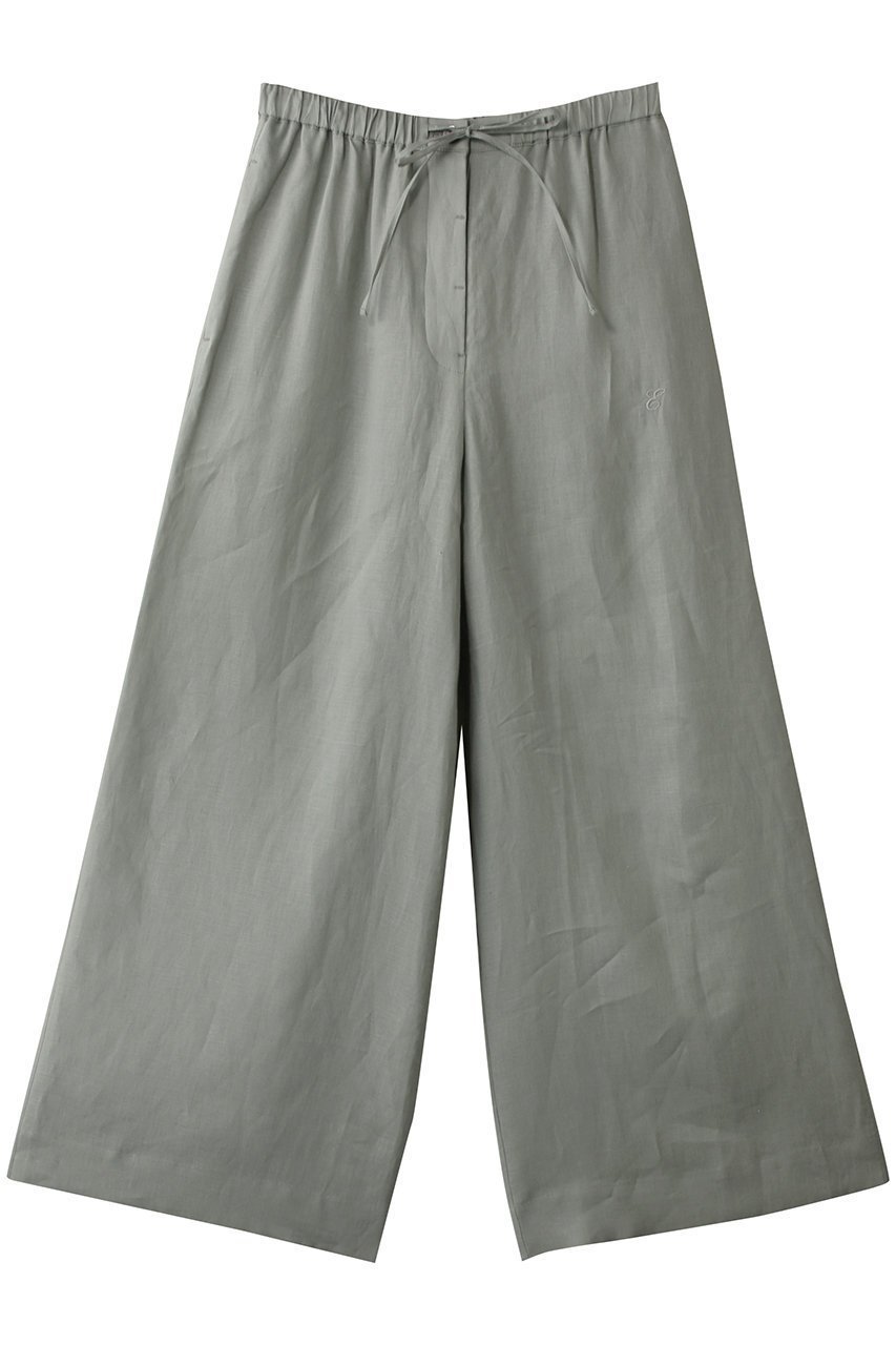 【エブール/ebure】の【Living】フレンチリネン イージーパンツ インテリア・キッズ・メンズ・レディースファッション・服の通販 founy(ファニー) 　ファッション　Fashion　レディースファッション　Fashion for Women　パンツ　Pants & Trousers　おすすめ　Recommended / Our Picks　カットソー　Cut and Sewn Top　セットアップ　Set-Up, Coordinated Outfit　フレンチ　French, French Style　フロント　Front, Front Design　リネン　Linen, Linen Fabric　夏　Summer　定番　Standard, Basic Item　旅行　Travel　ライトグリーン|ID: prp329100004472584 ipo3291000000036099539