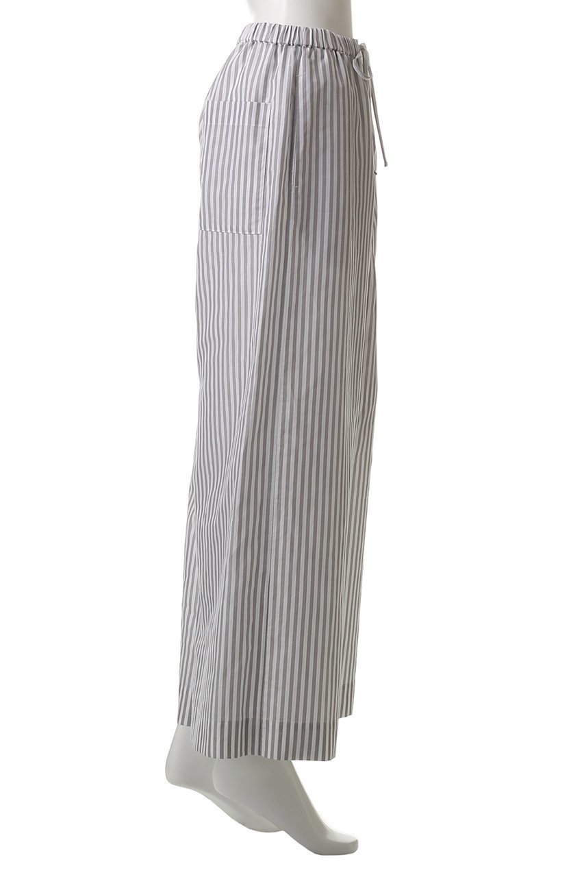 【エブール/ebure】の【Living】コットンリネンストライプ 七分袖シャツ イージーパンツ 人気、トレンドファッション・服の通販 founy(ファニー) 　ファッション　Fashion　レディースファッション　Fashion for Women　パンツ　Pants & Trousers　おすすめ　Recommended / Our Picks　ストライプ　Stripe, Striped Pattern　セットアップ　Set-Up, Coordinated Outfit　フレンチ　French, French Style　フロント　Front, Front Design　リネン　Linen, Linen Fabric　エレガント 上品　Elegant　再入荷　Restock / Back in Stock　定番　Standard, Basic Item　other-3|ID: prp329100004472586 ipo3291000000035373214