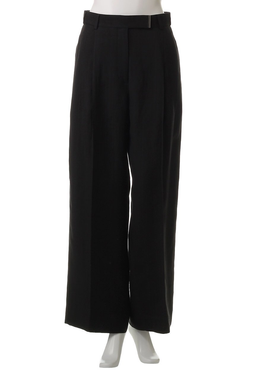 【エブール/ebure】のライトビスリネン ワイドパンツ 人気、トレンドファッション・服の通販 founy(ファニー) 　ファッション　Fashion　レディースファッション　Fashion for Women　パンツ　Pants & Trousers　センター　Center, Center Line　ダブル　Double, Double-Breasted　メタル　Metal, Metal Parts　ワイド　Wide, Wide Fit　other-2|ID: prp329100004472601 ipo3291000000032901251