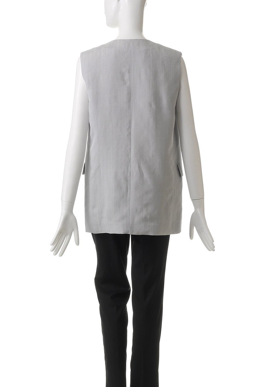 【エブール/ebure】のライトビスリネン ノーカラージレ 人気、トレンドファッション・服の通販 founy(ファニー) 　ファッション　Fashion　レディースファッション　Fashion for Women　アウター　Coat / Outerwear Collection　レディースジャケット・軽アウター　Jackets　ジャケット　Jacket, Outerwear　セットアップ　Set-Up, Coordinated Outfit　デニム　Denim, Jeans Material　フォルム　Silhouette, Form　ベスト　Vest, Waistcoat　リネン　Linen, Linen Fabric　other-4|ID: prp329100004472605 ipo3291000000032955798