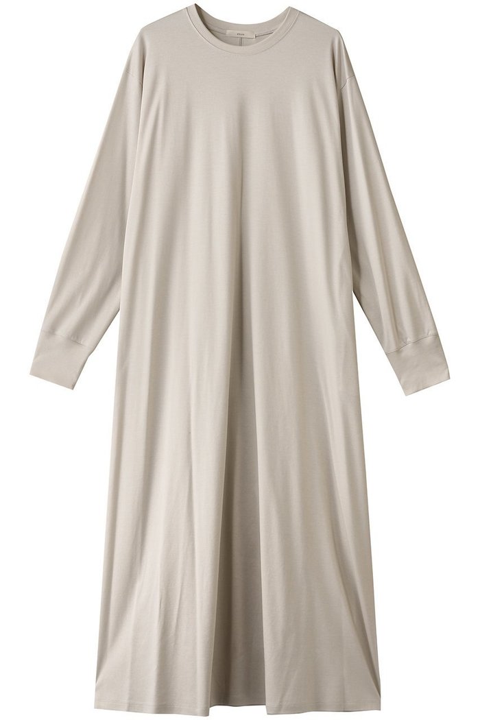 【エブール/ebure】の【Living】ソフトリヨセルコットンスムース ロングスリーブTワンピース インテリア・キッズ・メンズ・レディースファッション・服の通販 founy(ファニー) https://founy.com/ ファッション Fashion レディースファッション Fashion for Women ワンピース Dresses チュニック Tunic Tops & Dresses おすすめ Recommended / Our Picks シンプル Simple, Minimal スリーブ Sleeve, Long Sleeve / Short Sleeve ダブル Double, Double-Breasted チュニック Tunic, Long Top ドレープ Drape, Draping Fabric フレア Flare, Flared ロング Long, Long-Length エレガント 上品 Elegant 夏 Summer 定番 Standard, Basic Item |ID: prp329100004472609 ipo3291000000035957240