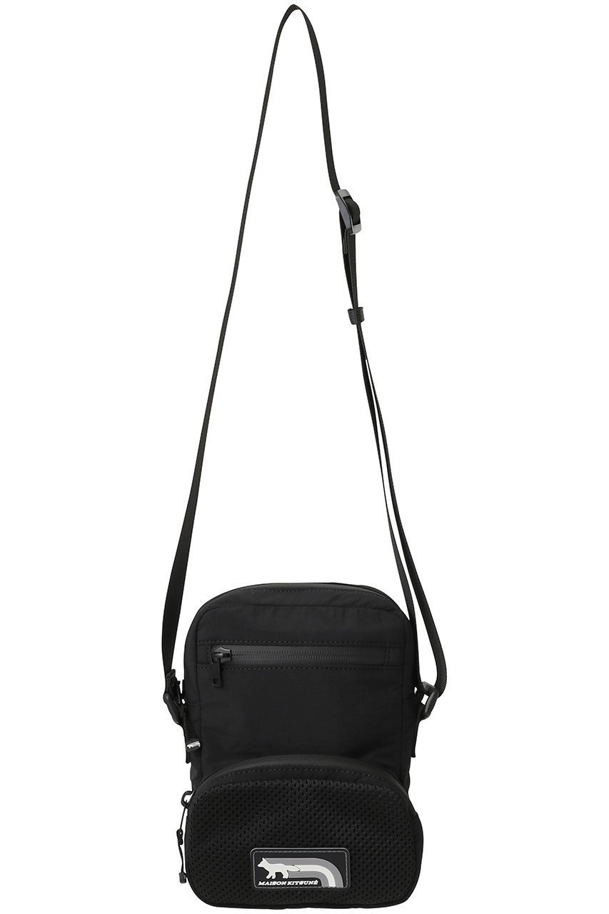 【メゾン キツネ/MAISON KITSUNE】の【UNISEX】FLASH FOX CROSSBODY ポーチ インテリア・キッズ・メンズ・レディースファッション・服の通販 founy(ファニー) 　ファッション　Fashion　レディースファッション　Fashion for Women　ポーチ&ミニバッグ　Pouches & Mini Bags　ユニセックス　Unisex, Genderless　おすすめ　Recommended / Our Picks　アウトドア　Outdoor Clothing　パッチ　Patch, Appliqué　フロント　Front, Front Design　ポケット　Pocket, Pocket Detail　ポーチ　Pouch, Small Case　ラバー　Rubber, Rubber Sole　ブラック|ID: prp329100004472613 ipo3291000000032801931