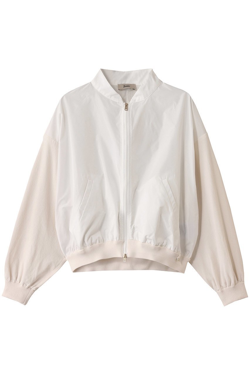 【ヘルノ/HERNO】のショートブルゾン インテリア・キッズ・メンズ・レディースファッション・服の通販 founy(ファニー) 　ファッション　Fashion　レディースファッション　Fashion for Women　アウター　Coat / Outerwear Collection　レディースジャケット・軽アウター　Jackets　ブルゾンジャケット・スポーティアウター　Blouson Jackets　ショート　Short, Short Length　ジャケット　Jacket, Outerwear　スポーティ　Sporty, Casual Athletic　トレンド　Trend, Trending Now　ブルゾン　Blouson, Bomber Jacket　ボトム　Bottoms, Lower Wear　軽量　Lightweight, Ultra Light　ホワイト-ホワイト|ID: prp329100004472621 ipo3291000000032955600