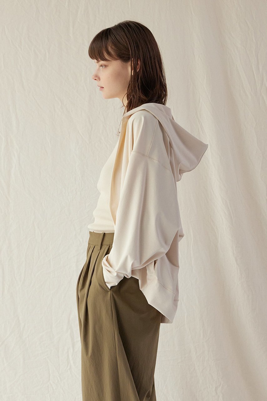 【フローレント/FLORENT】のジップアップ フーディー 人気、トレンドファッション・服の通販 founy(ファニー) 　ファッション　Fashion　レディースファッション　WOMEN　トップス・カットソー　Tops/Tshirt　シャツ/ブラウス　Shirts/Blouses　パーカ　Sweats　ロング / Tシャツ　T-Shirts　スウェット　Sweat　カットソー　Cut and Sewn　ショルダー　Shoulder　ジップアップ　Zip Up　ドロップ　Drop　フロント　Front　エレガント 上品　Elegant　other-8|ID: prp329100004472623 ipo3291000000031742507